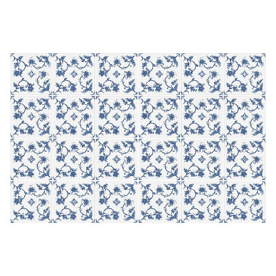 Autocolante pentru gresie Flori și frunze mici