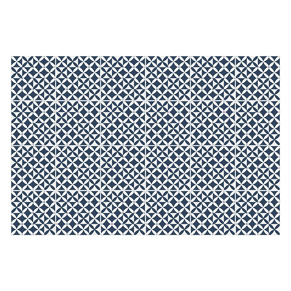 Autocolante gresie Figuri geometrice într-o grilă