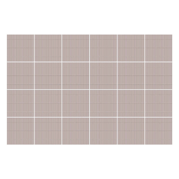 Autocolante gresie Bambuși moale într-o plasă