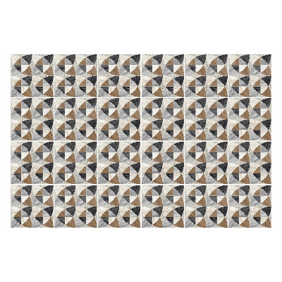 Autocolante gresie Mozaic din lemn și piatră