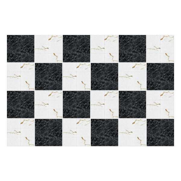 Autocolante pentru gresie Geometrie în contraste