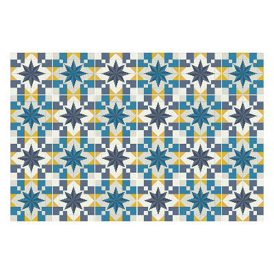 Autocolante pentru gresie Geometrie cu stele