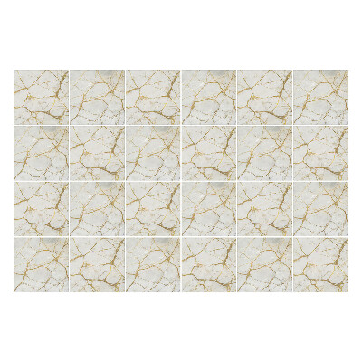 Autocolante pentru gresie Motiv elegant din marmură