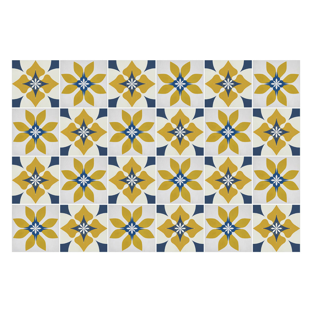 Autocolante gresie Motive florale în aranjament