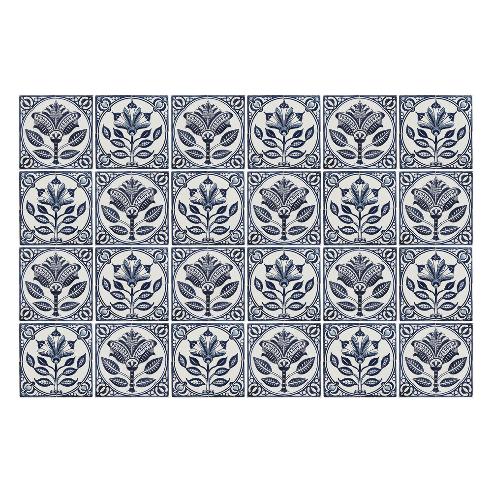 Autocolante gresie Elemente florale