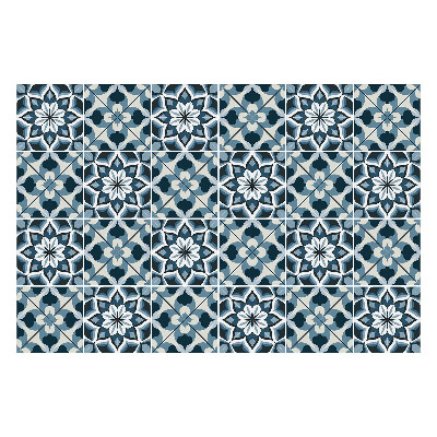 Autocolante gresie Mandale florale într-o grilă