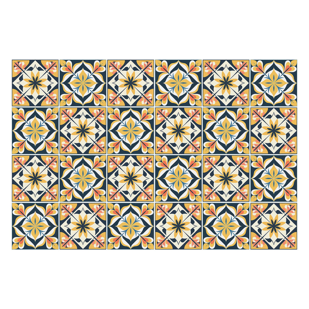 Autocolante gresie Motive florale în aranjament