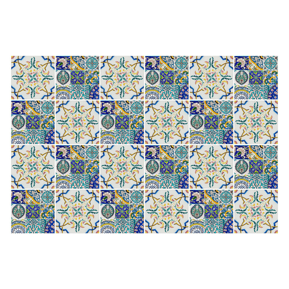 Autocolante pentru gresie Mozaic retro vintage