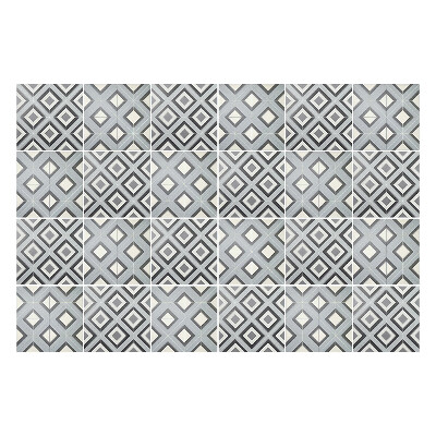 Autocolante gresie si faianta Romburi geometrice într-o grilă