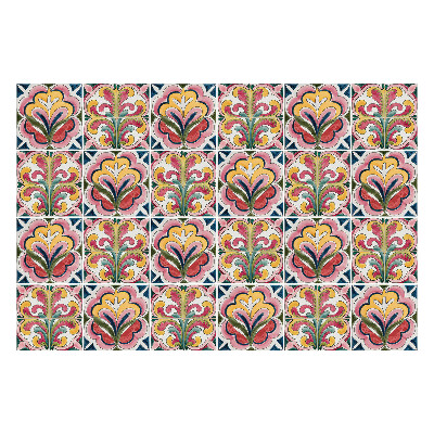 Autocolante gresie Motive florale pastelate