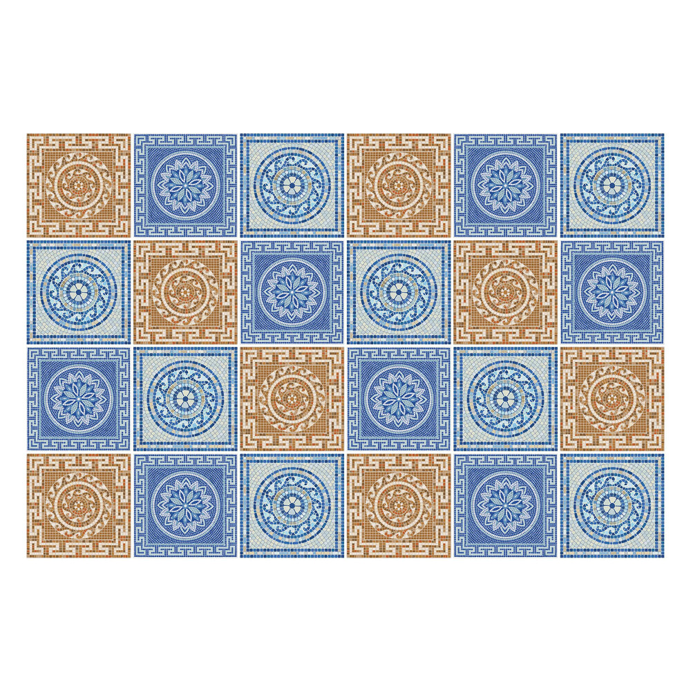 Autocolante gresie Dispunerea plăcilor antice