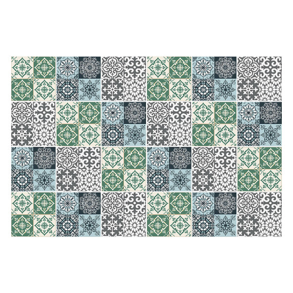 Autocolante pentru gresie Placi cu modele colorate