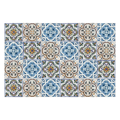 Autocolante gresie si faianta Ornamente florale în mozaic