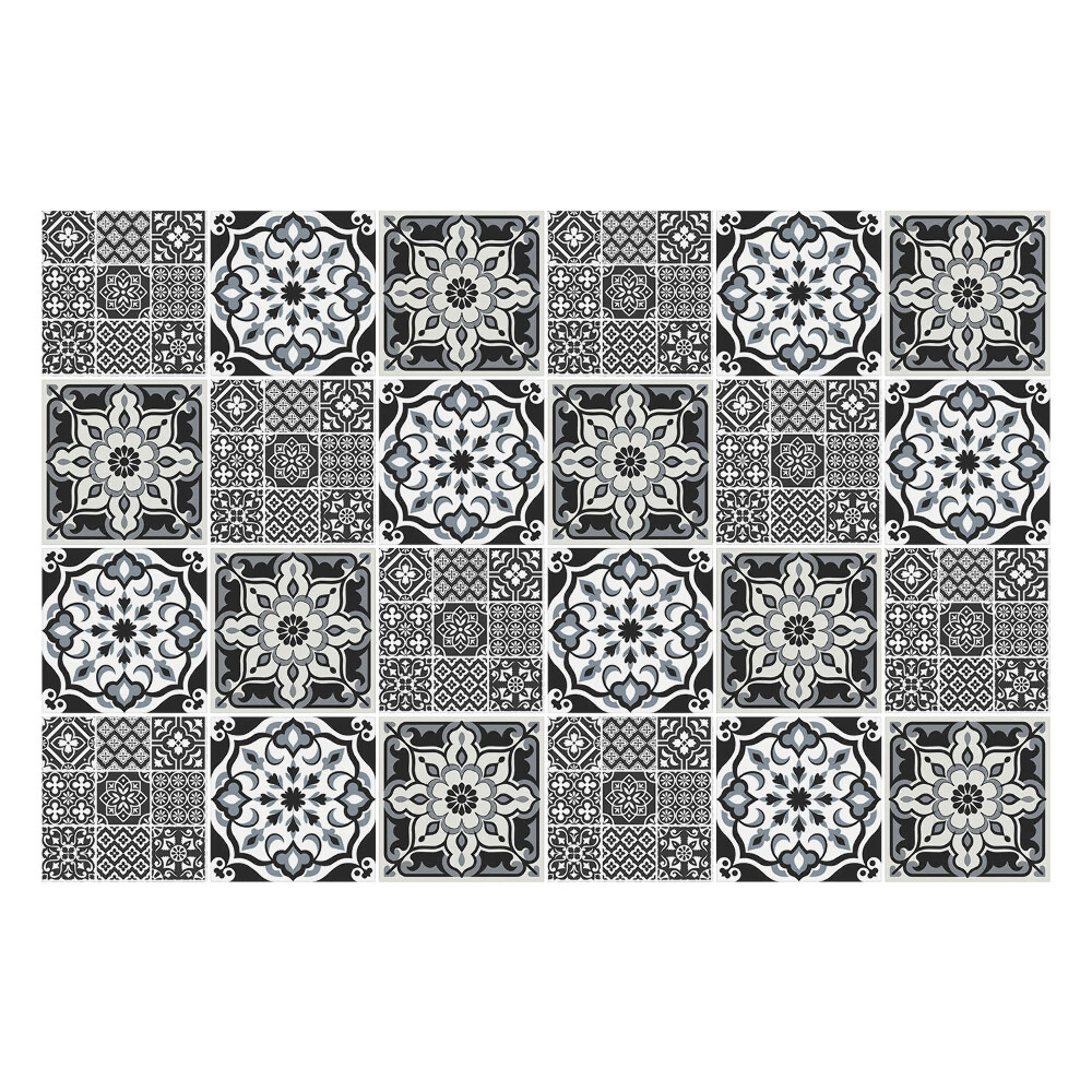 Autocolante gresie si faianta Placi clasice cu ornamente