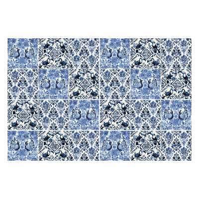 Autocolante gresie Motiv flori și păsări