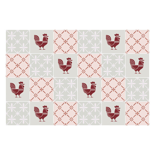 Autocolante gresie Cantarele în carouri