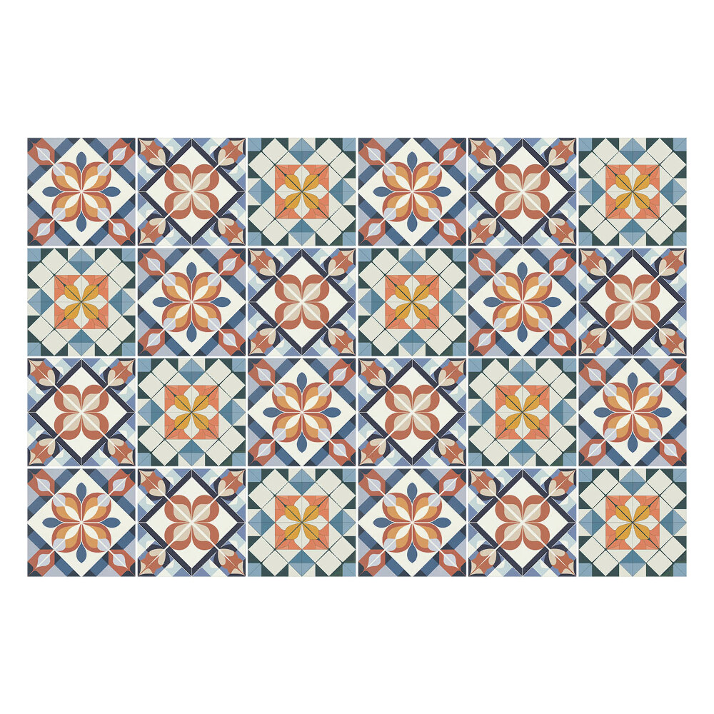 Autocolante gresie Mozaic vintage cu model