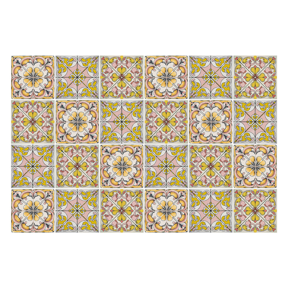 Autocolante gresie si faianta Mozaic antic pastel