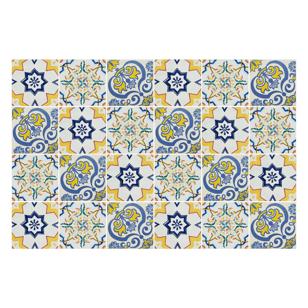 Autocolante pentru gresie Mozaic frumos retro vintage