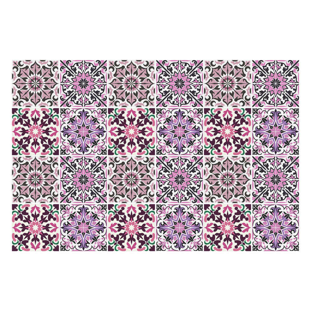 Autocolante gresie Mozaic decorat în pastel