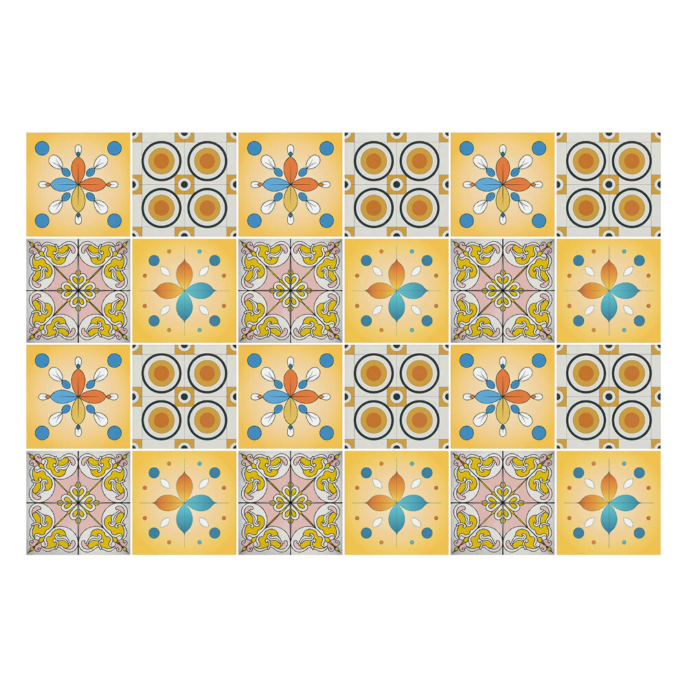 Autocolante gresie si faianta Placi colorate