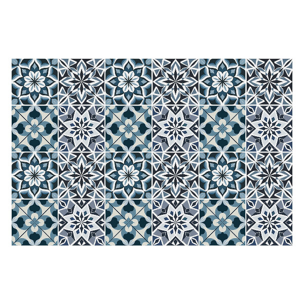 Autocolante gresie si faianta Geometrie florală