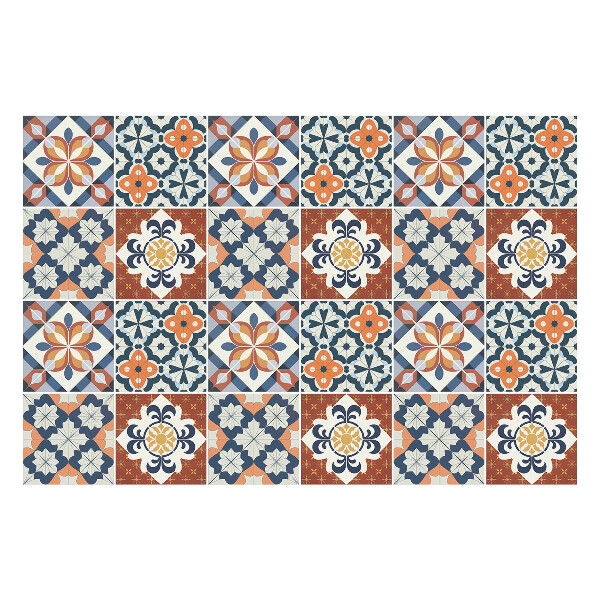 Autocolante pentru gresie Placi bogat decorate