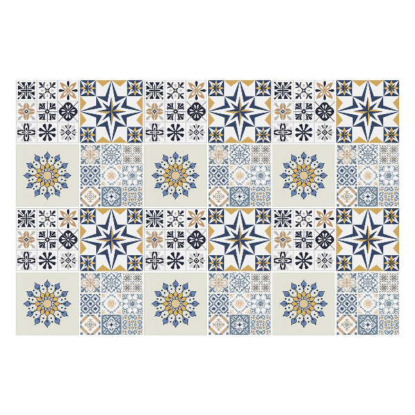 Autocolante gresie si faianta Placi cu stele și mandale