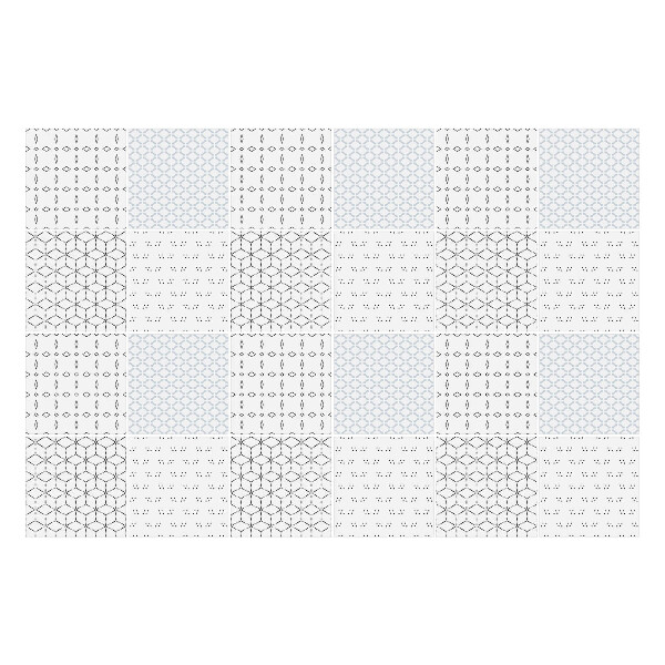 Autocolante pentru gresie Design geometric simplu
