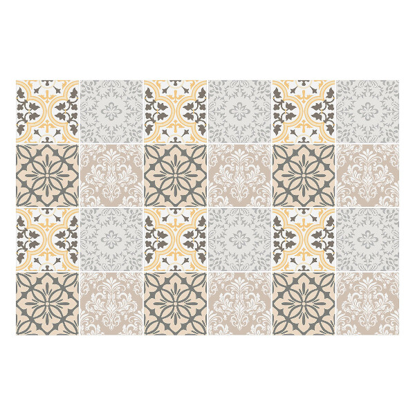 Autocolante gresie Motive florale elegante