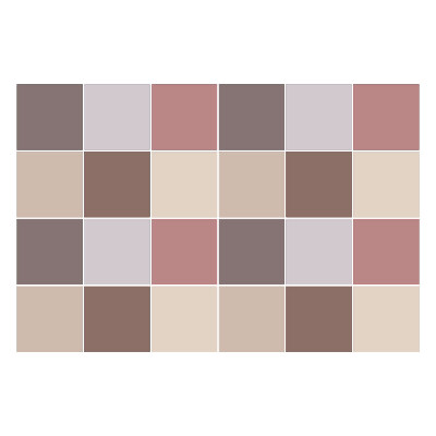 Autocolante pentru gresie O paletă de culori naturale