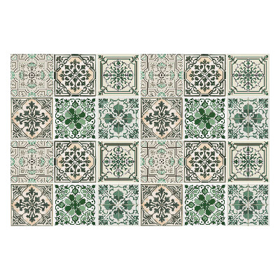 Autocolante gresie si faianta Ornamente florale elegante