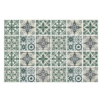 Autocolante gresie Placi clasice cu ornamente