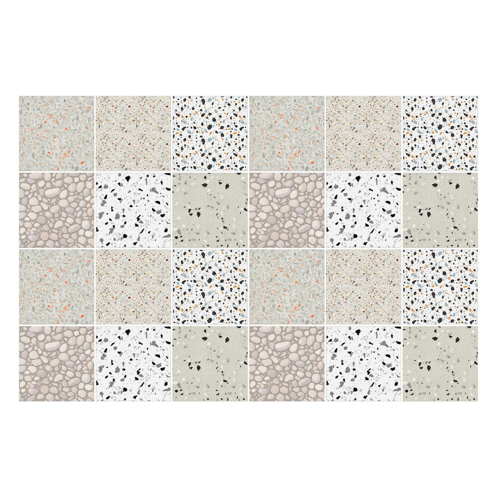 Autocolante gresie si faianta Mozaic din texturi de piatră