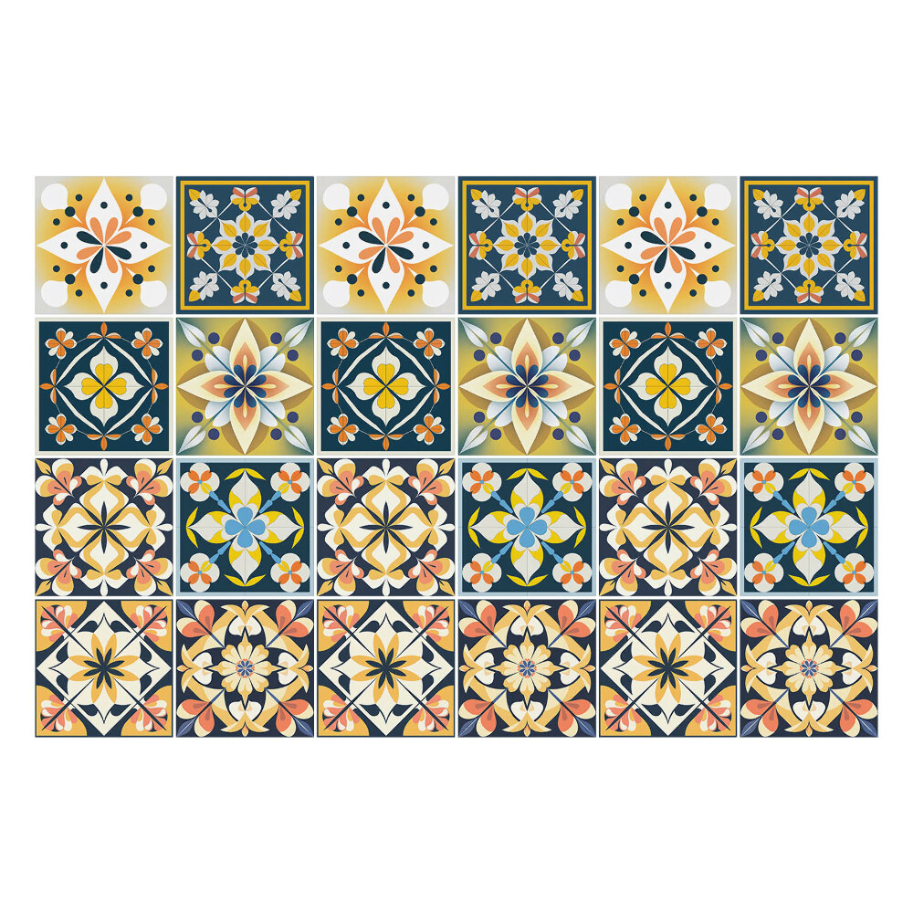 Autocolante gresie Compoziție de faianță marocană