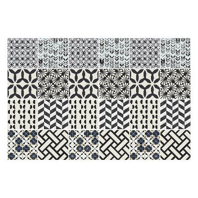 Autocolante gresie Iluzie de motiv geometric