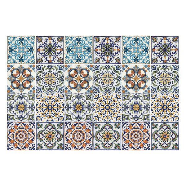 Autocolante gresie Motive florale și geometrice