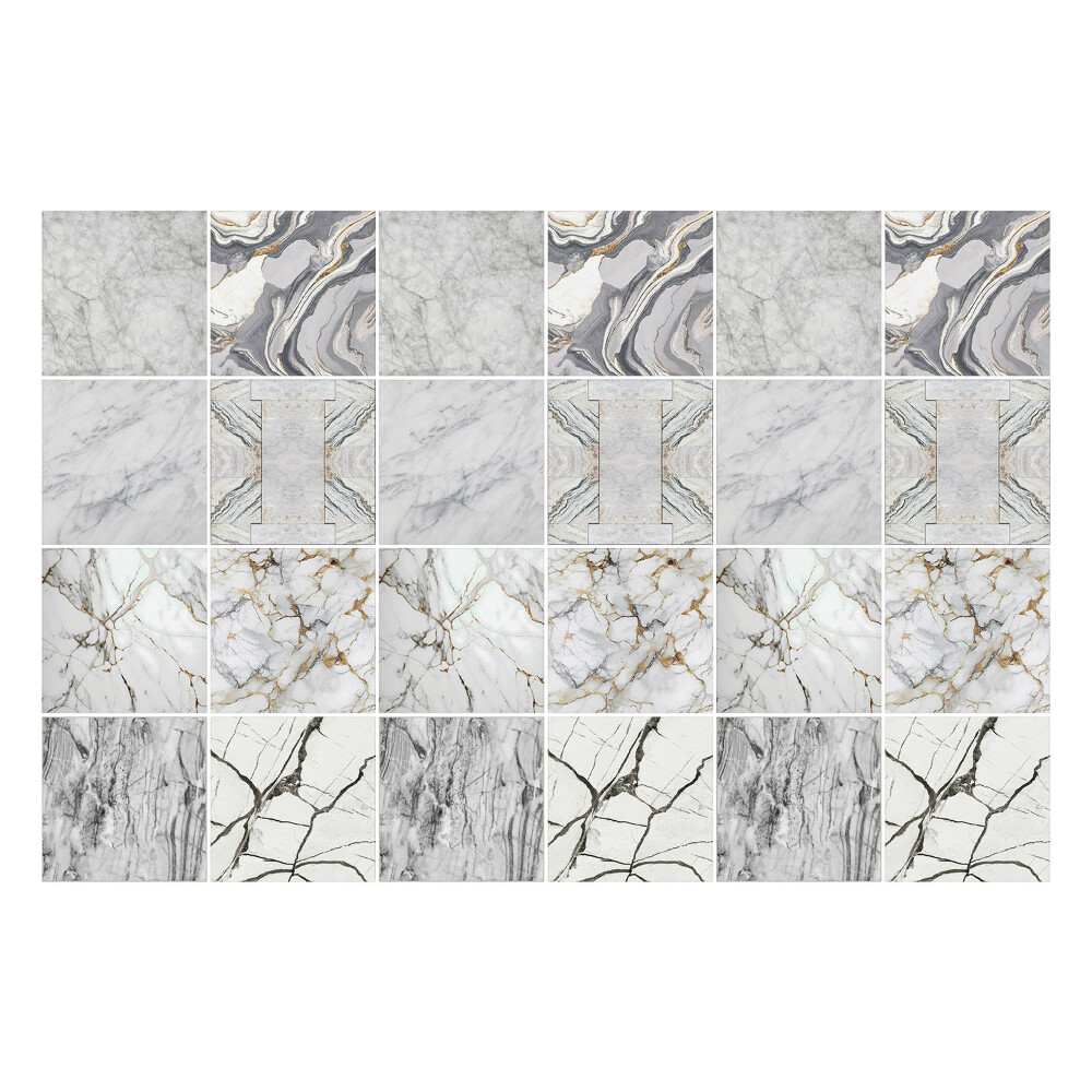 Autocolante gresie si faianta Motive elegante din marmură