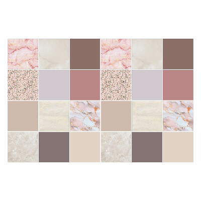 Autocolante pentru gresie Mozaic cu diverse texturi