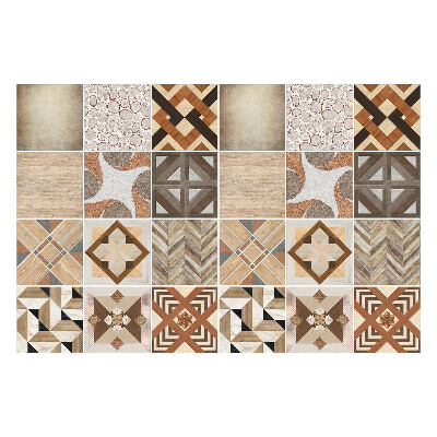 Autocolante pentru gresie Diverse motive de lemn