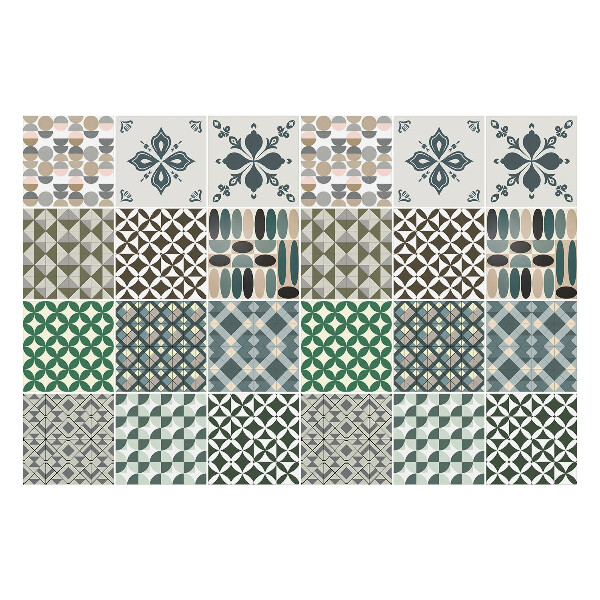 Autocolante gresie si faianta Diverse motive geometrice