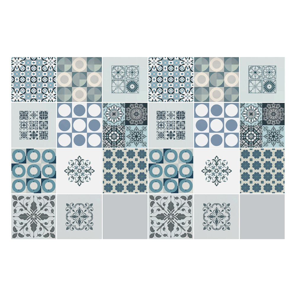 Autocolante pentru gresie Geometrie și ornamentație