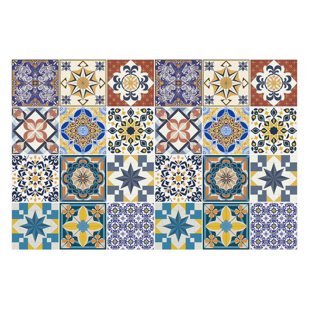 Autocolante gresie si faianta Placi cu motive decorative