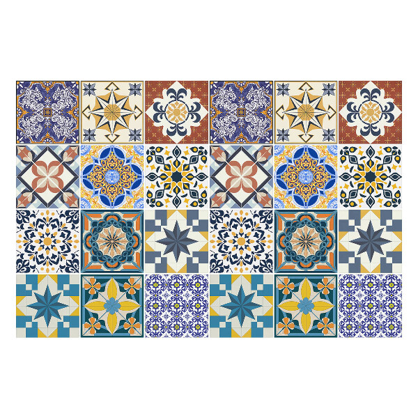 Autocolante gresie si faianta Placi cu motive decorative
