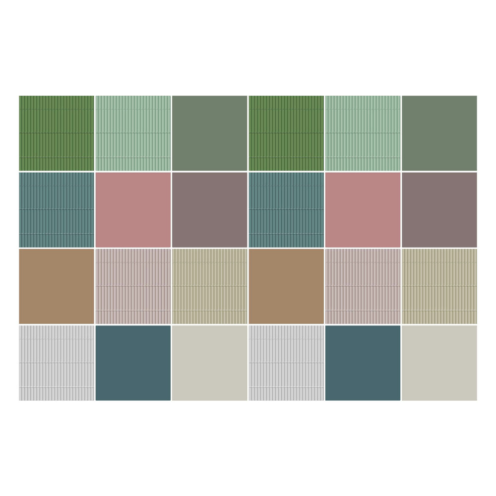 Autocolante gresie si faianta Blocuri geometrice de culoare