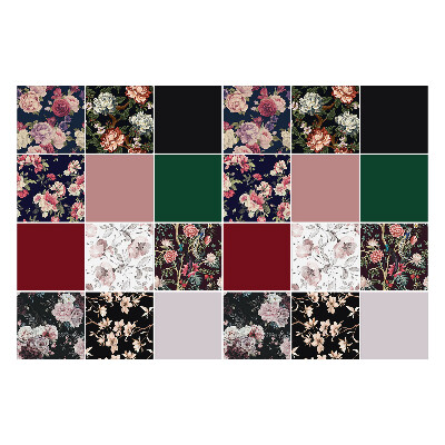 Autocolante gresie Compoziții florale