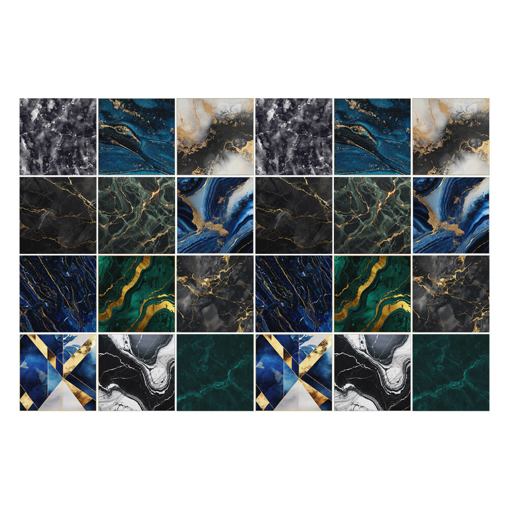 Autocolante gresie si faianta Mozaic elegant din marmură