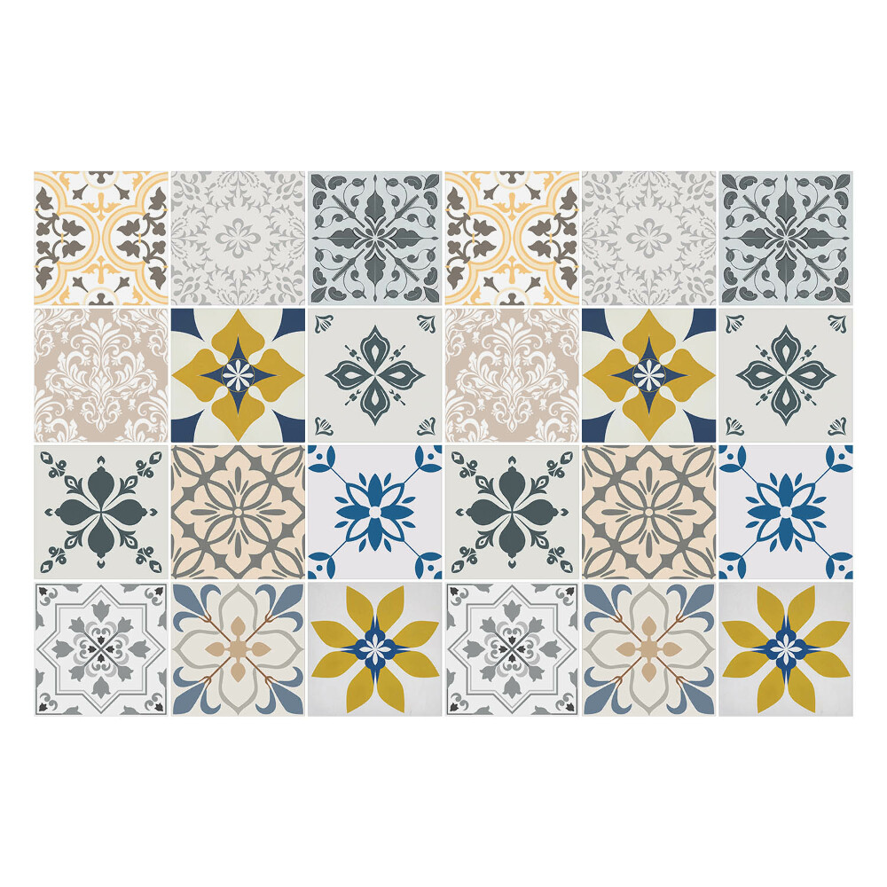 Autocolante gresie Motive florale în aranjament