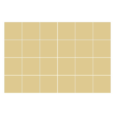 Autocolante gresie si faianta Culoare galben pastel