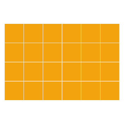 Autocolante gresie Culoare portocalie deschisă